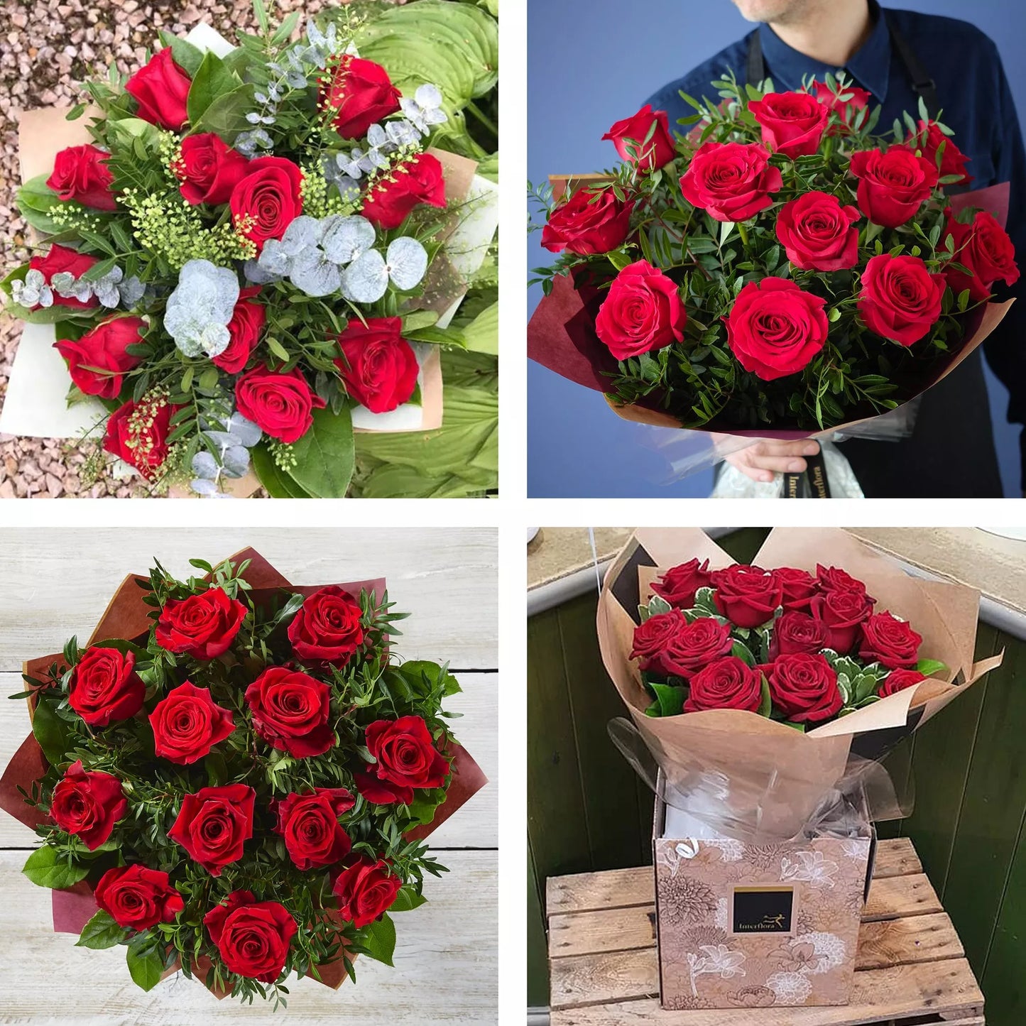 Dozen Luxury Red Roses